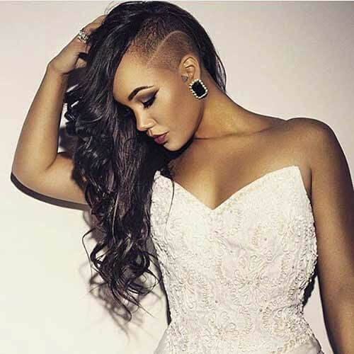 Short, half shaved & contrastive. 50 Ultra Cool Shaved Hairstyles For Black Women Hair Motive