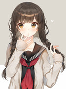 上選択 三つ編み 女の子 イラスト 無料イラスト素材 かわいいフリー素材 素材のプ