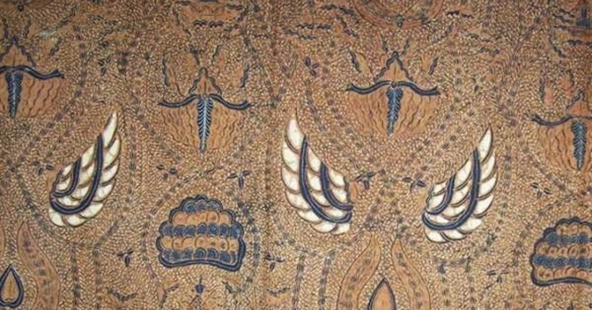Gambar Motif Batik Burung Garuda - Contoh Motif Batik
