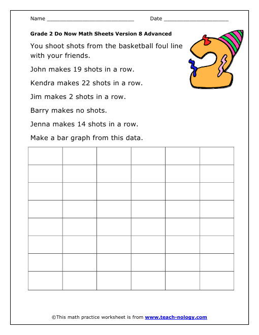 bar graph worksheets for 2nd grade free table bar chart