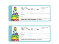 Fillable Gift Certificate Template Free