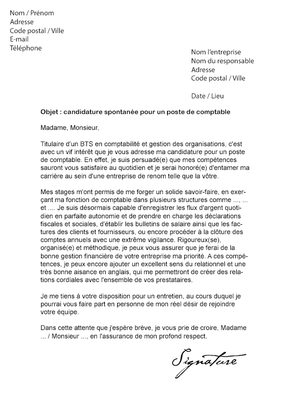 Lettre De Motivation Technicien Fibre Optique Debutant ...