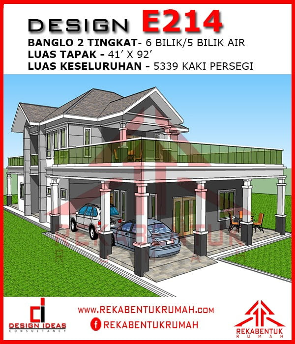 Panjang reka bentuk rumah 4 bilik pelan rumah tiga bilik rumah satu setengah tingkat bajet bina rumah rumah banglo 3 tingkat banglo moden setingkat rumah idaman setingkat design anjung rumah rumah tanah lot rumah banglo setingkat 4 bilik reka bentuk bilik tidur utama. Gambar Rumah Banglo Mewah 2 Tingkat