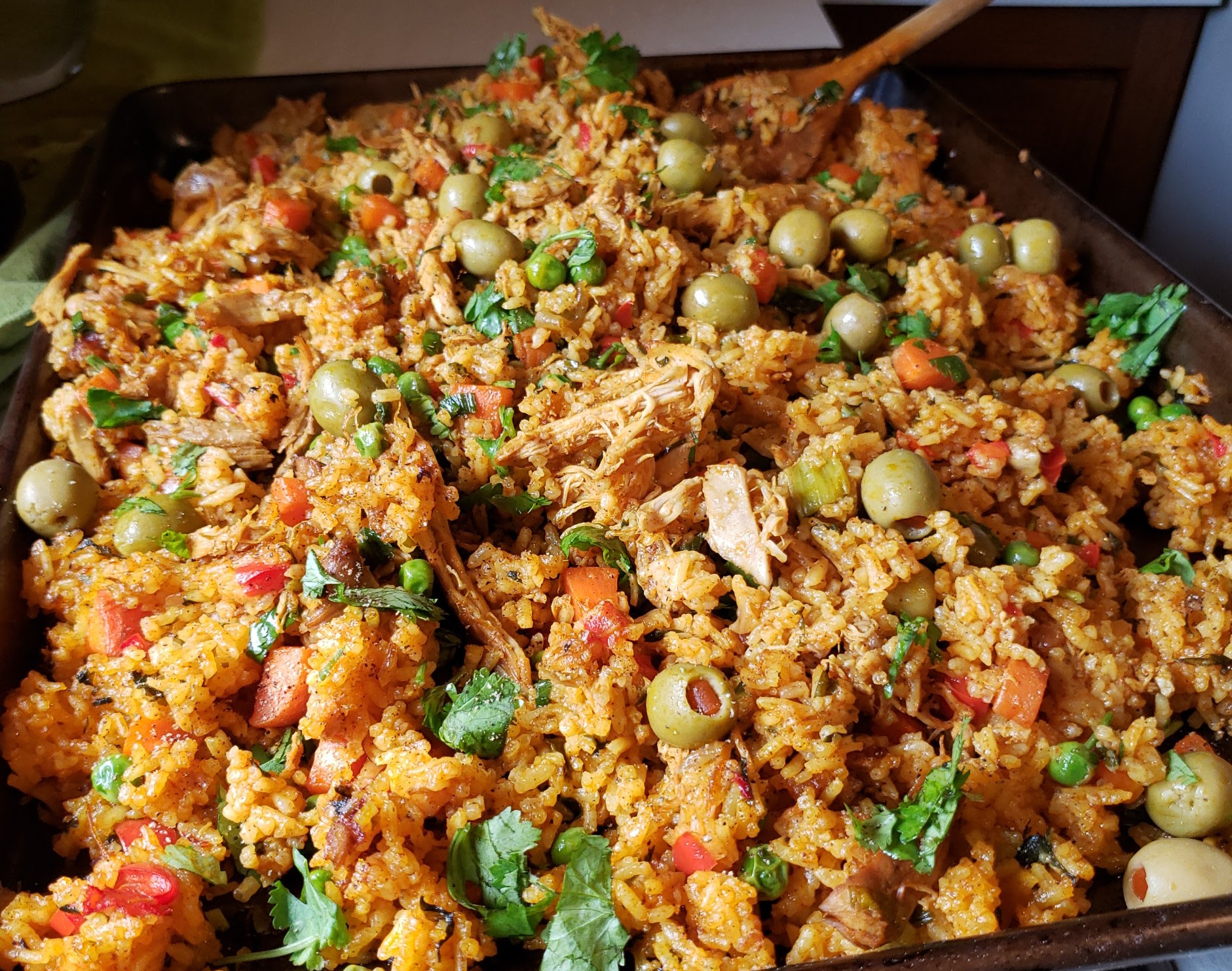 Our chicken and rice is extra special with the addition of sazón goya® with azafrán, which goya® pitted alcaparrado is the perfect blend of olives, pimientos and capers that adds a special briny flavor to this arroz con pollo recipe and many. Finally My Arroz Con Pollo Recipe Food Podcast Episode 8 Cocinerita