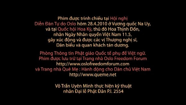 Trang hai Video gốc phỏng vấn do Phòng Thông tin Phật giáo Quốc tế ghi chú sự vụ thực hiện tháng 3 năm 2010 bị nhóm chuyển tiếp cắt bỏ