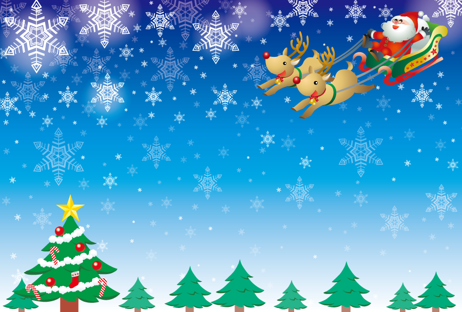 これまでで最高のクリスマス イラスト 背景 フリー 無料イラスト集