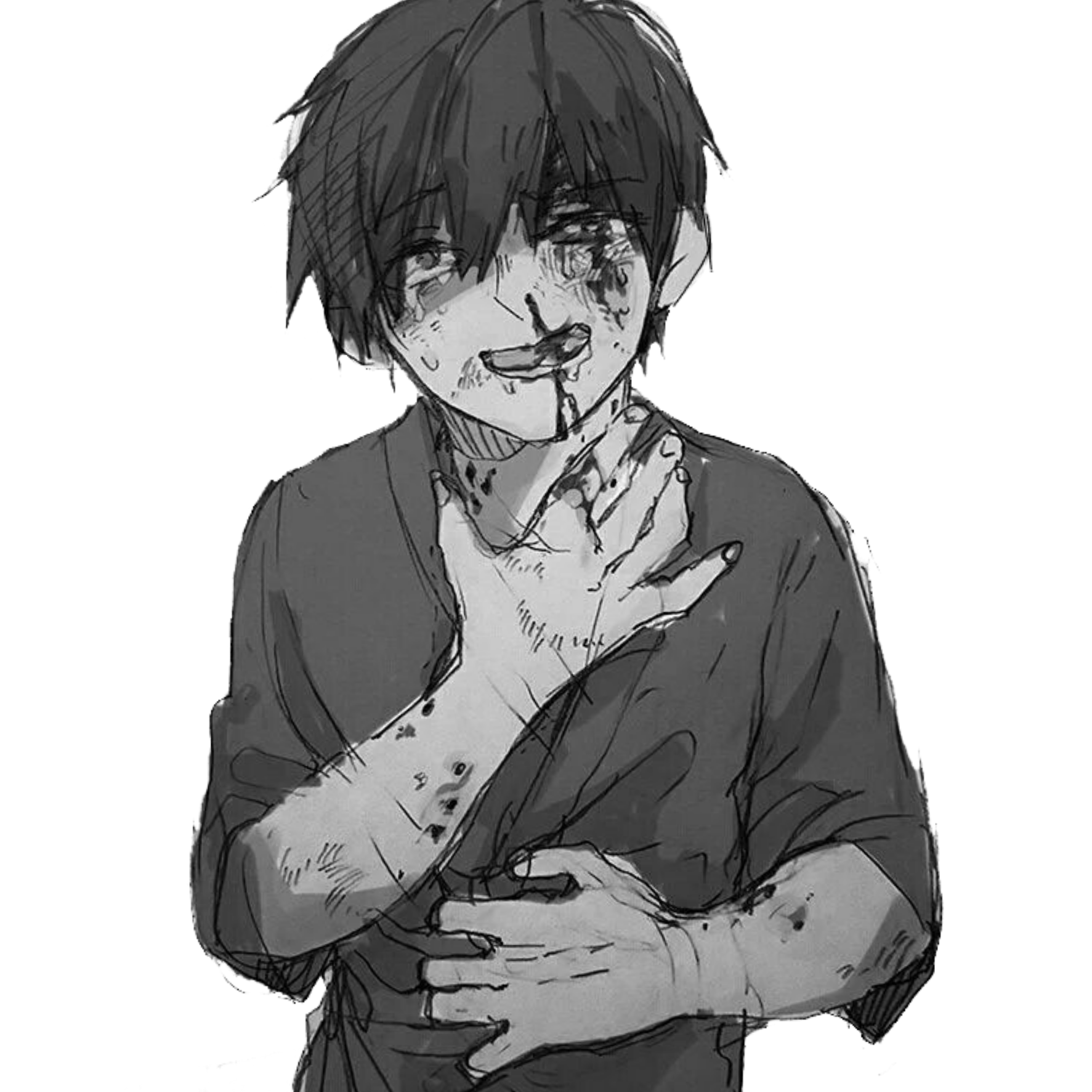 Boy depressed sad anime pfp. Depressed Sad Anime Boy Pfp Meme Otaku Wallpaper