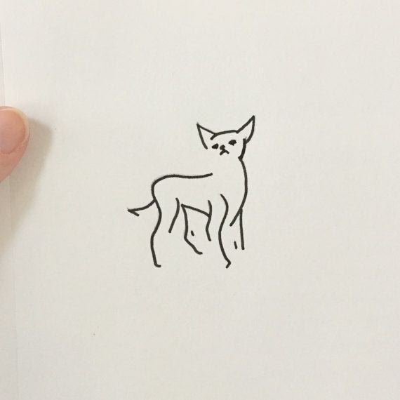 Chihuahua Tattoo Drawing Elegant Arts Tattoo