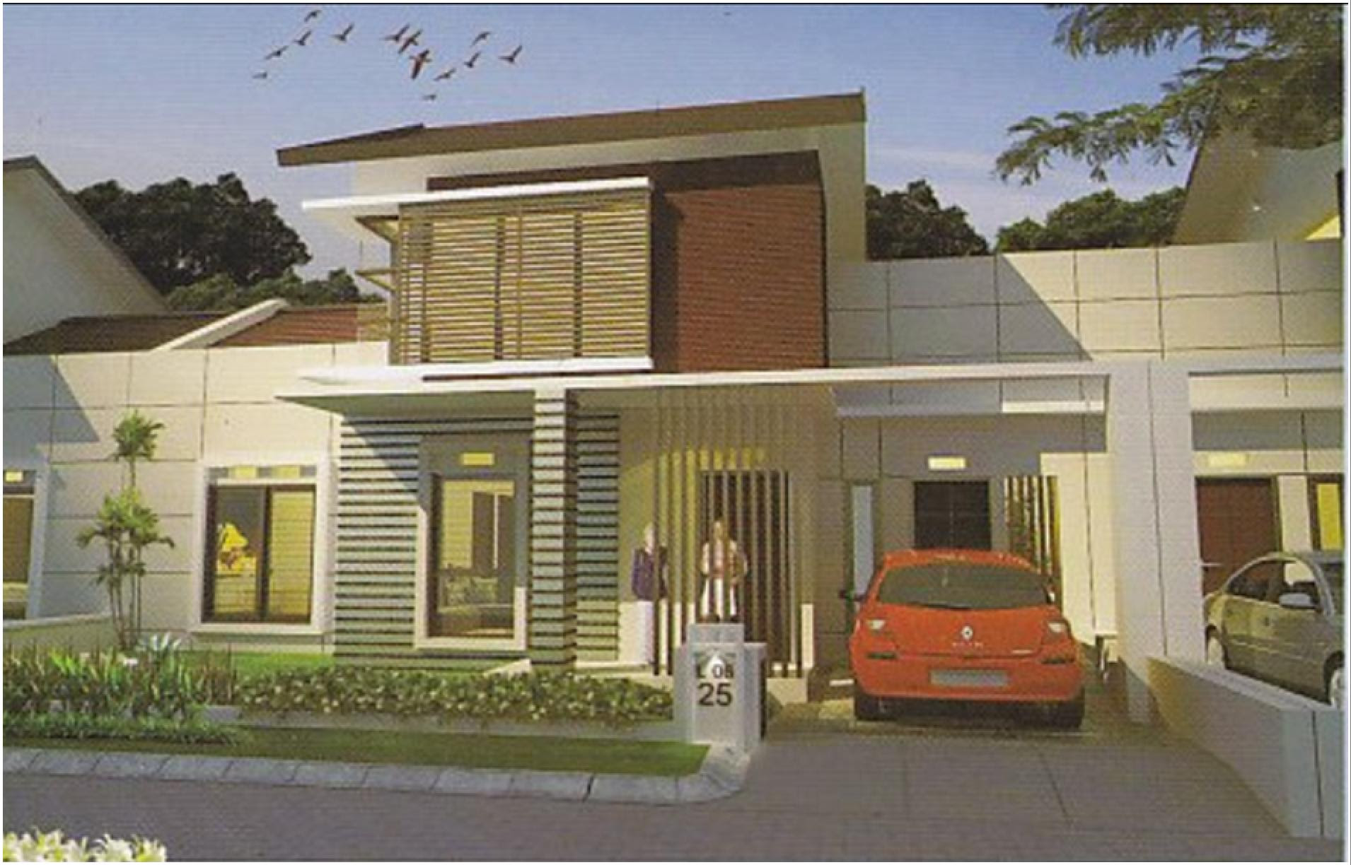 Rumah Minimalis 2 Lantai Lebar 4 M Erectronic