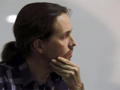 Pablo Iglesias, durante una reciente comparecencia de prensa.  EFE/Kiko Huesca