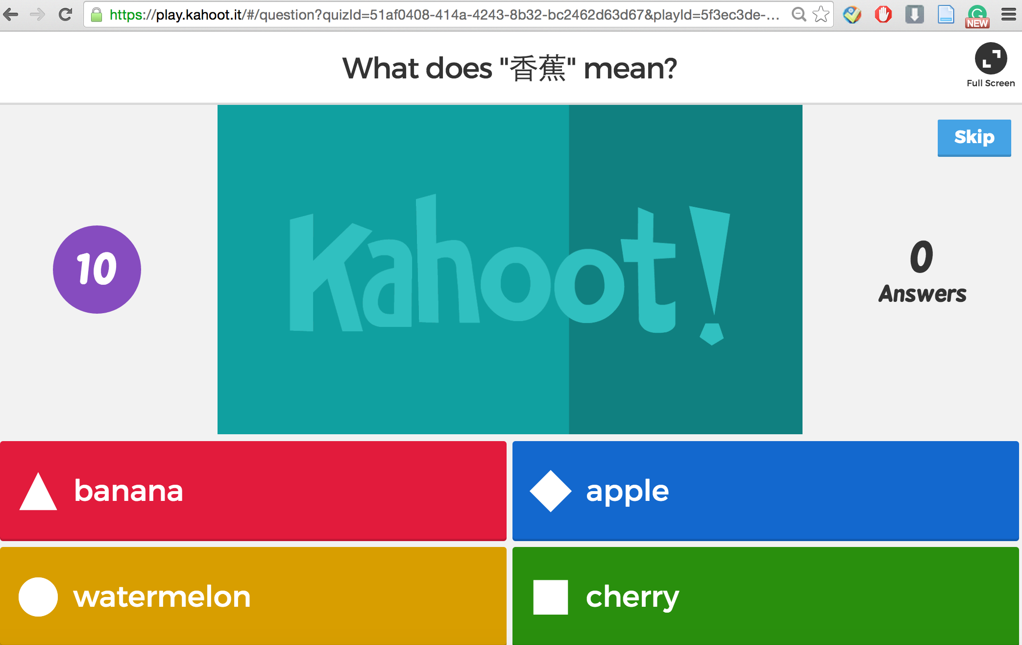 Kahoot answers is the latest tool we have added in the arsenal which allows you to automatically answer the questions given in the game. Kahoot