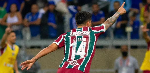 Cano marcou para o Fluminense na partida contra o Cruzeiro