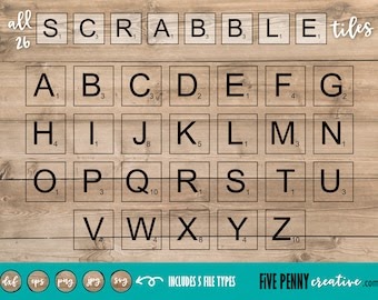 Download Scrabble Tiles SVG (JPG, PNG, eps, Cricut, Silhouette ...