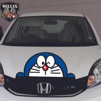  Stiker  Doraemon  Kaca Belakang Mobil Gambar  Gambar  Stiker 