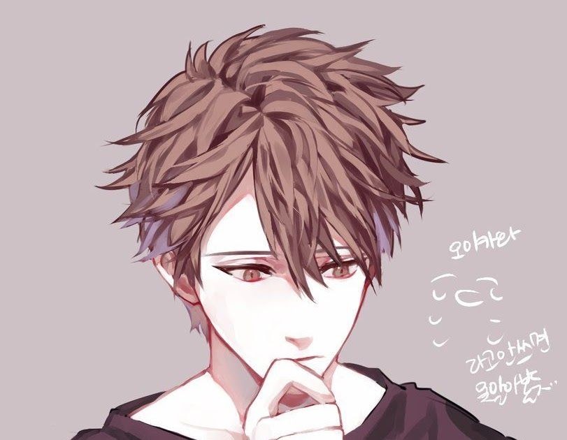 Foto Anime Cowok Sad Boy Literatur