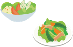 無料ダウンロードイラスト 野菜炒め 最高の動物画像
