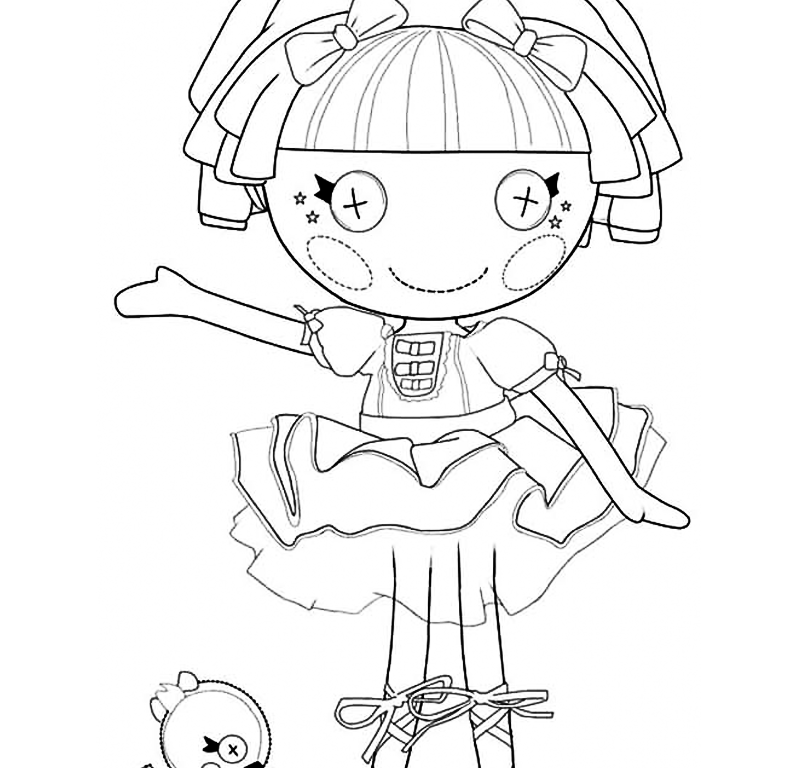 49+ great pictures Lalaloopsy Mermaid Coloring Pages : Lalaloopsy