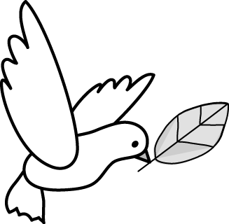 最新鳥 イラスト 白黒 美しい花の画像
