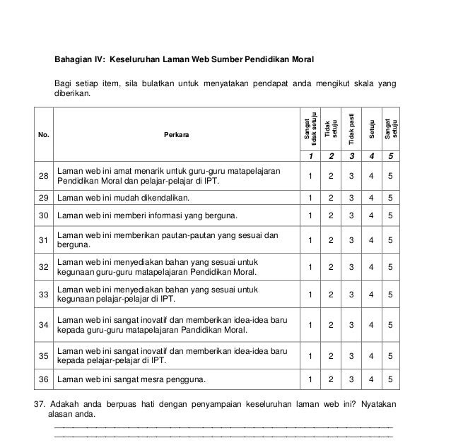 Contoh Borang Soal Selidik Aktiviti - Contoh SR