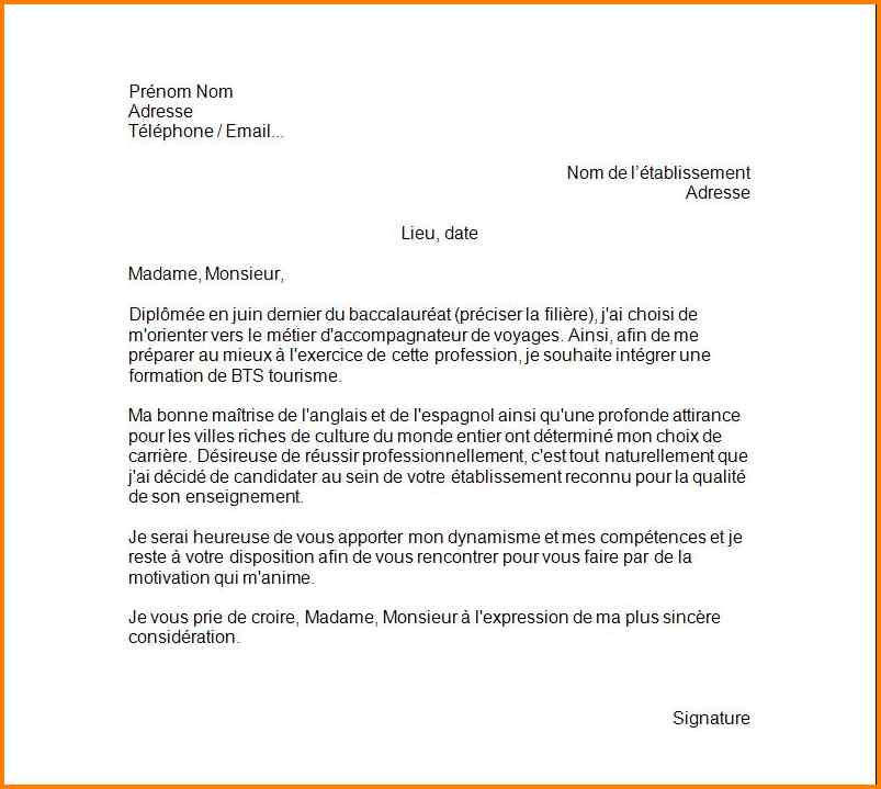 Lettre De Motivation Nettoyage Ecole - Soalan o