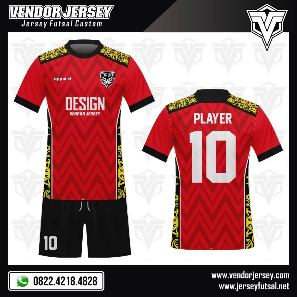 Download Desain Jersey Futsal Printing Cdr | Klopdesain