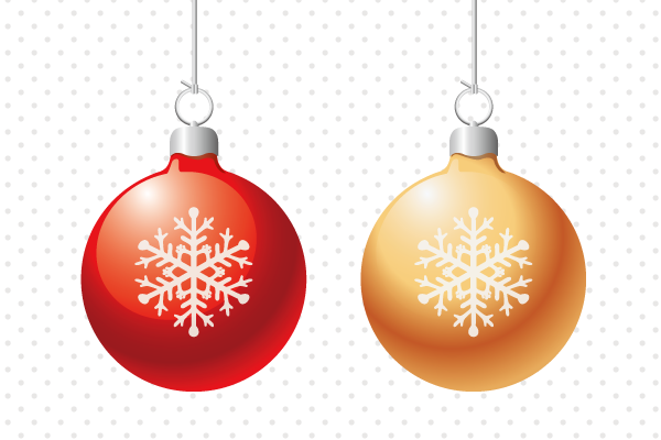 綺麗なオーナメント 飾り クリスマス ツリー オーナメント イラスト 動物ゾーン