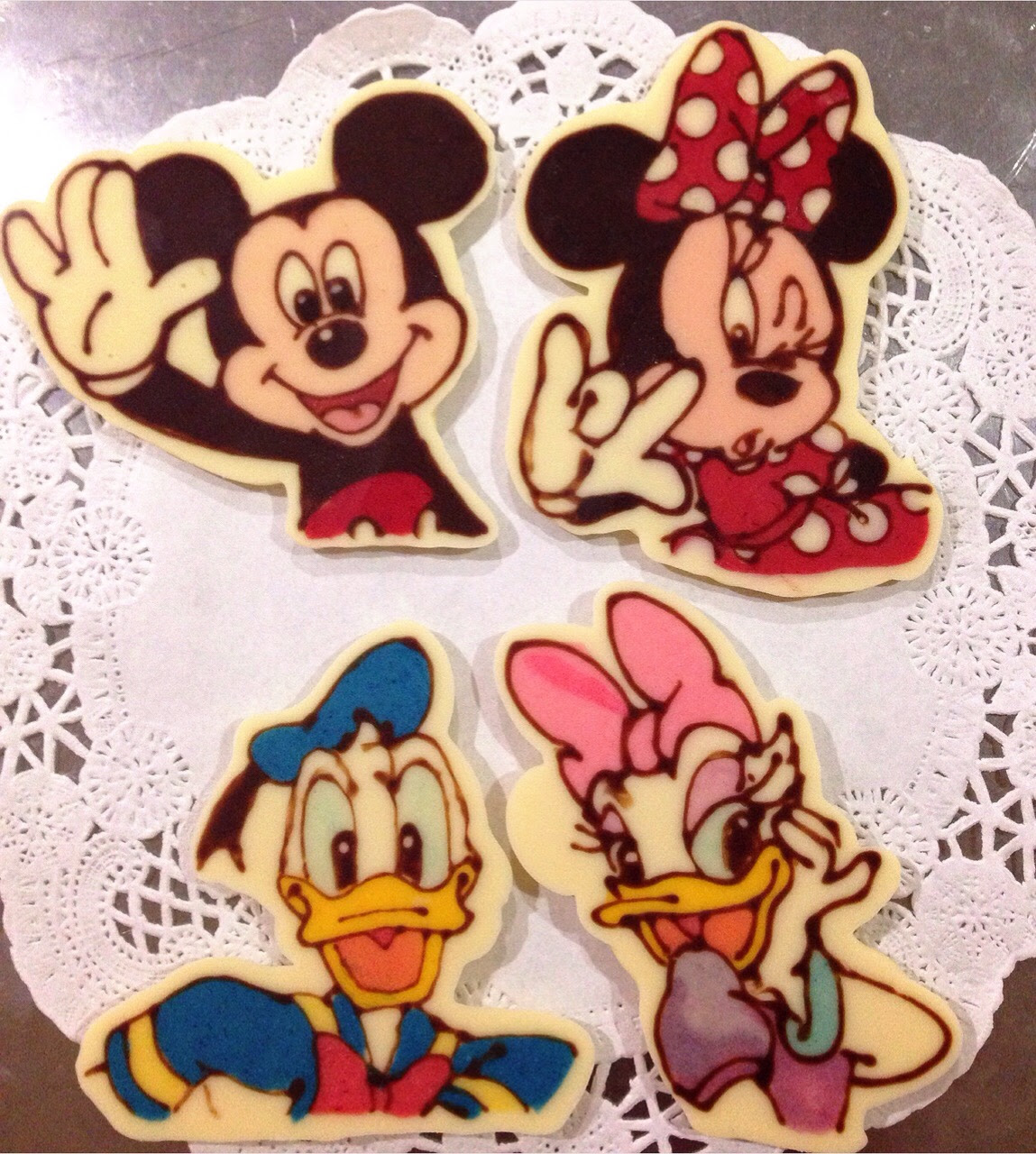 元のキャラクター チョコ プレート 保存 ただのディズニー画像