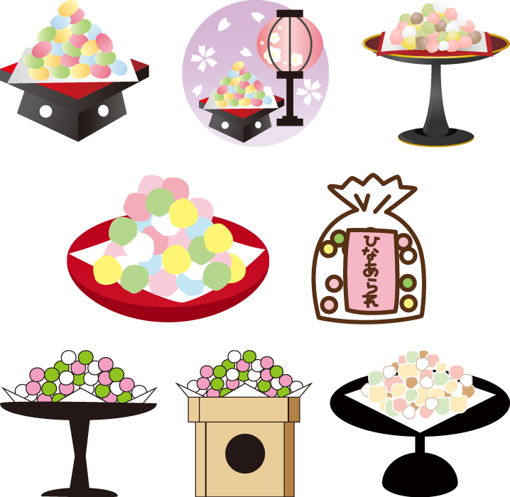 美しい花の画像 トップ100 雛あられ イラスト