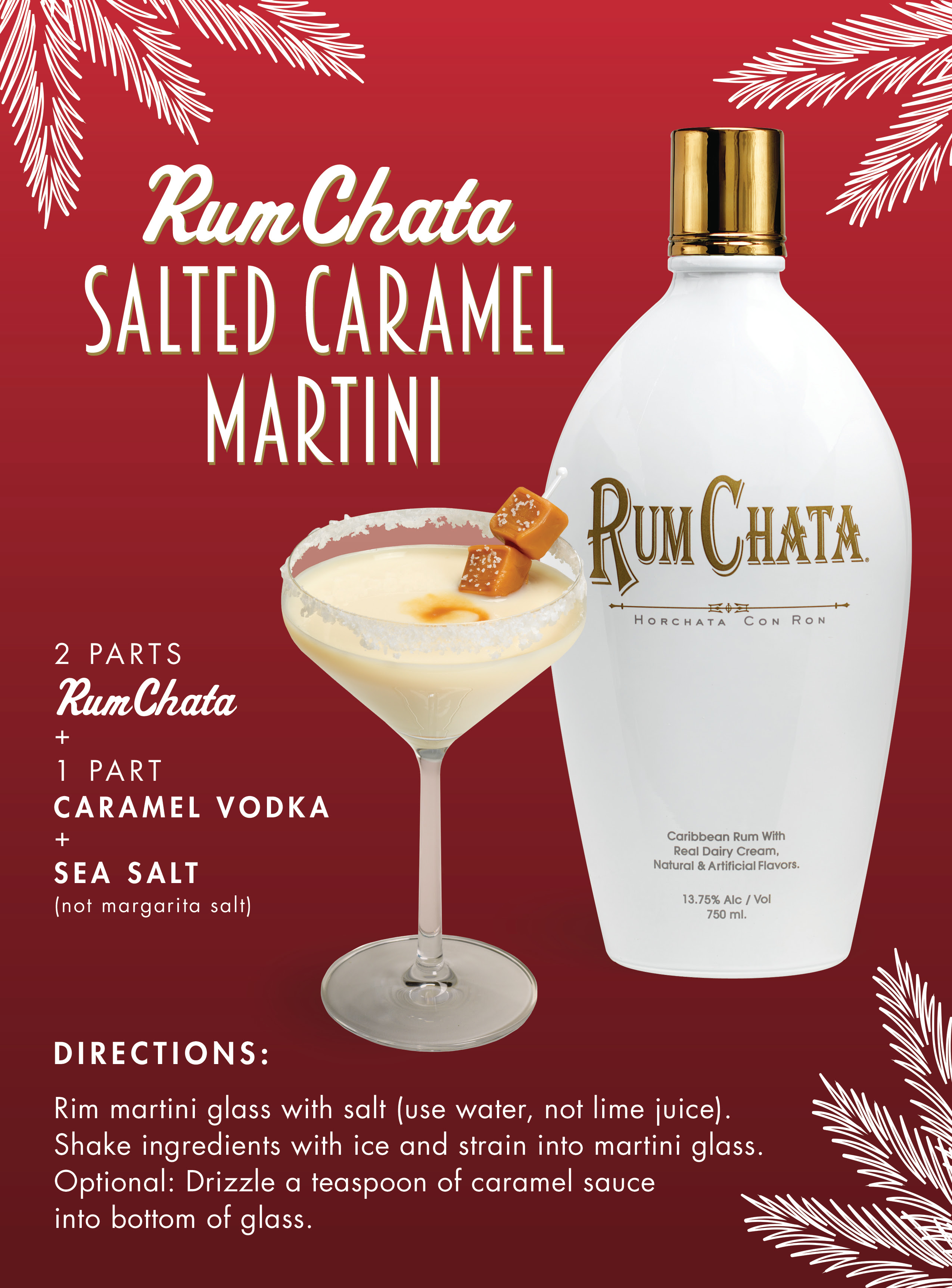 Stir flakes until the chocolate has melted. Salted Caramel Martini Recipe From Rumchata Sponsored Alcademics