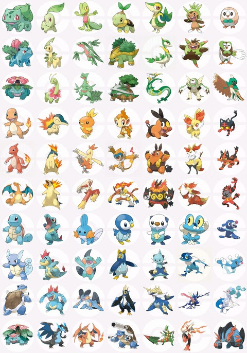 御 三家 ポケモン 進化 一覧 最高のキャラクターイラスト