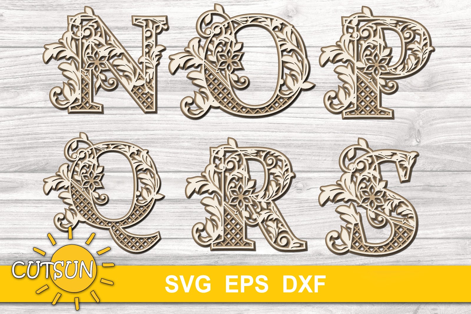 Download Mandala Multi Layered Letters Svg For Cricut - Free ...