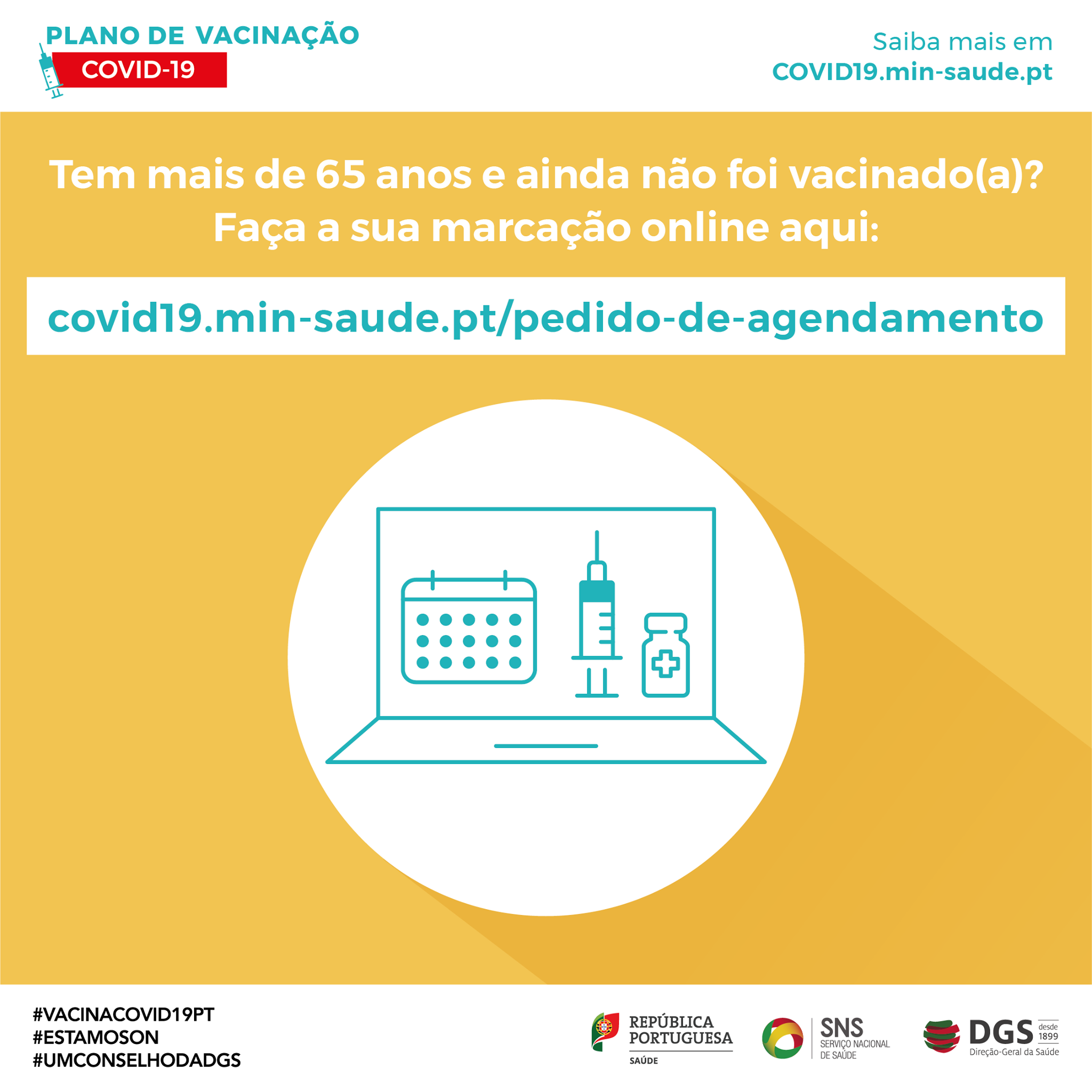 Comece escolhendo o serviço desejado e siga os passos indicados. Covid 19 Agendamento Online Da Vacina Disponivel Para Maiores De 65 Anos Cm Palmela