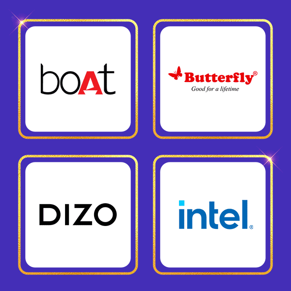 boat , Cadbury, Pampers, Intel 