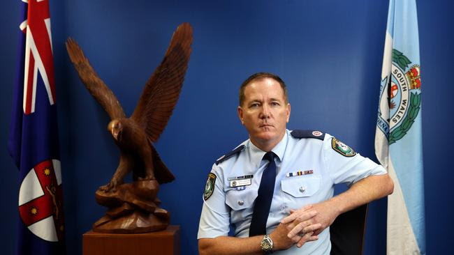 NSW Police Commissioner Mick Fuller. Picture: James Croucher