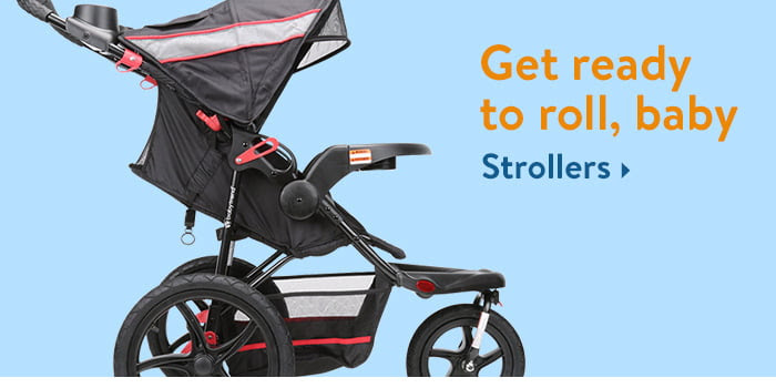 Baby strollers -- roll, baby, roll.