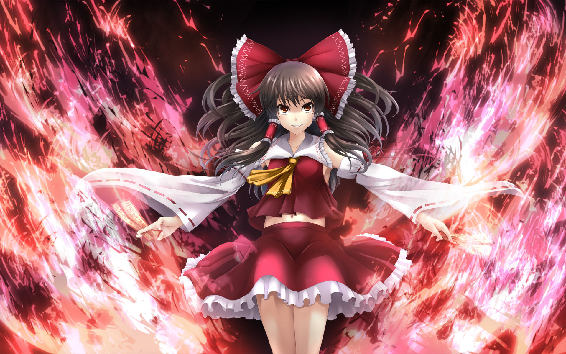 ロイヤリティフリー博麗霊夢 壁紙 最高の花の画像