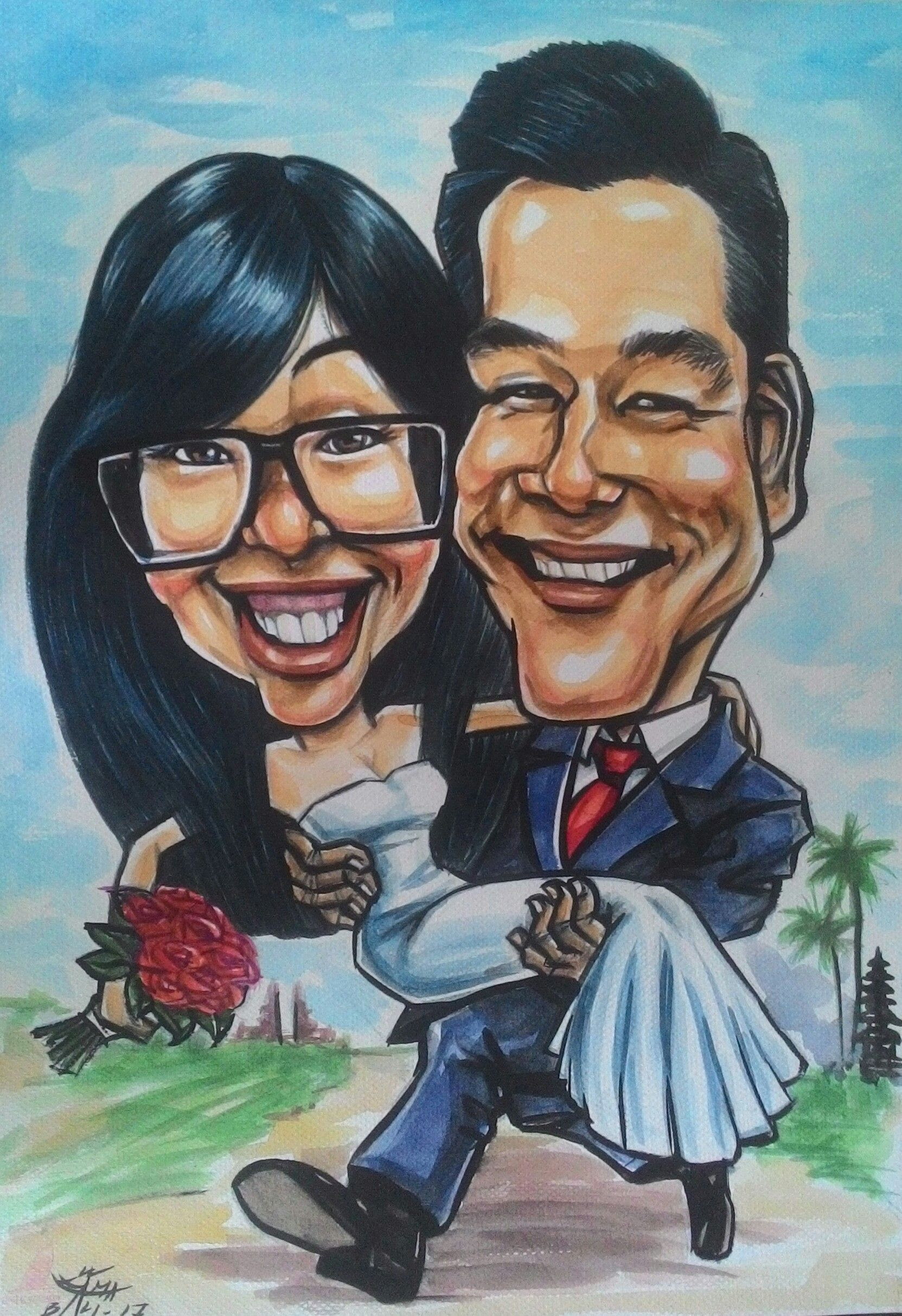  Gambar Karikatur Pernikahan  Bali Aliansi kartun