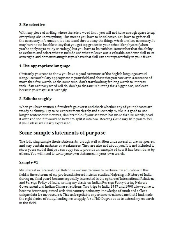 Civil Service Personal Statement Examples