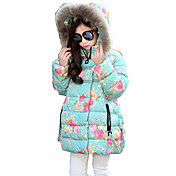 Girl's Casual/Daily Print Down & Cotton P...