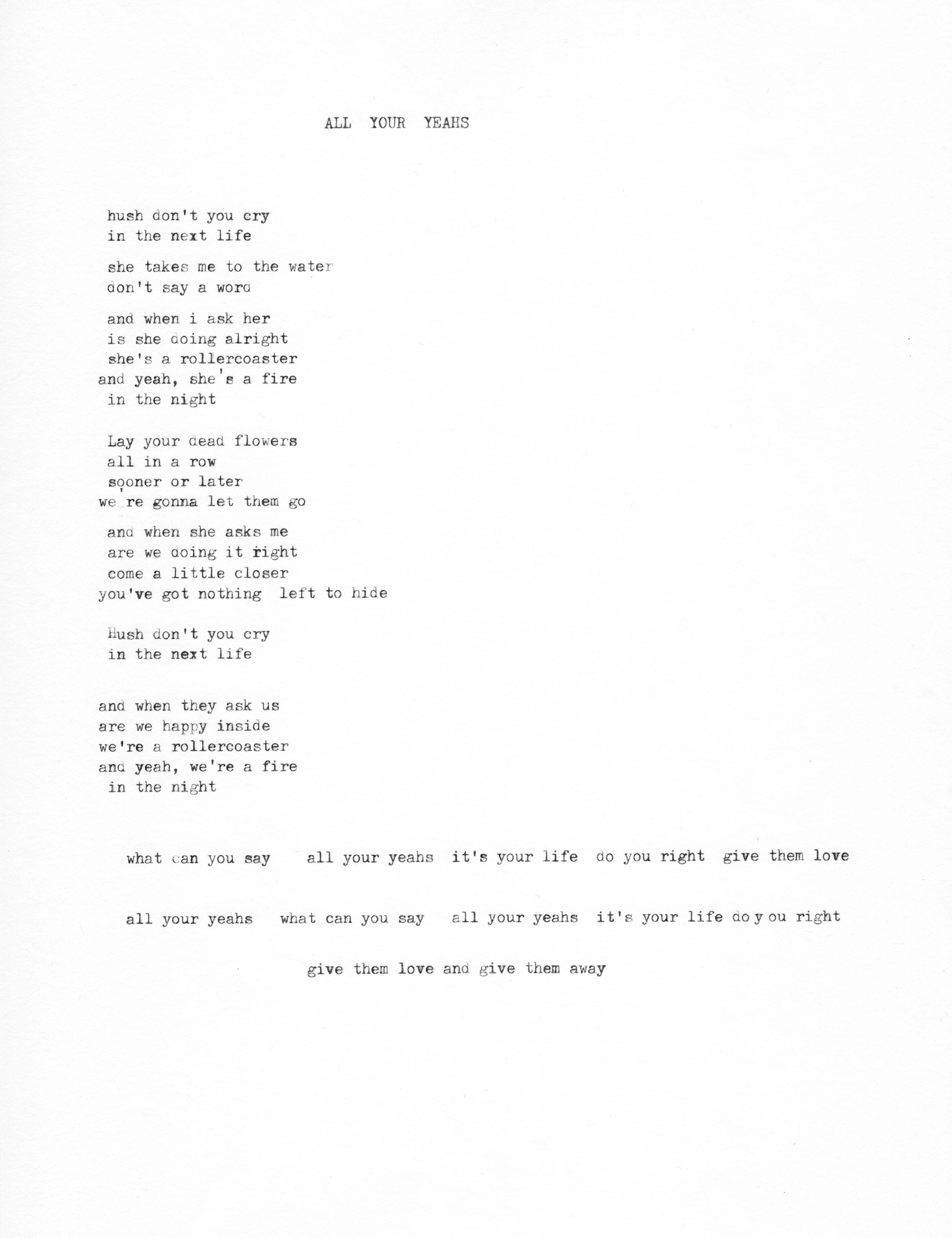 Hopetaft Beach House Bloom Lyrics