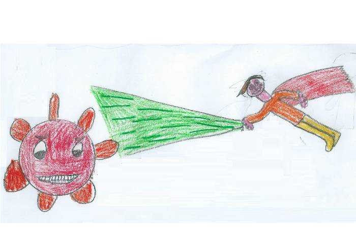 A virus is a submicroscopic infectious agent that replicates only inside the living cells of an organism. Lo Sguardo Dei Bambini Un Supereroe Contro Il Coronavirus Societa Lapressa It