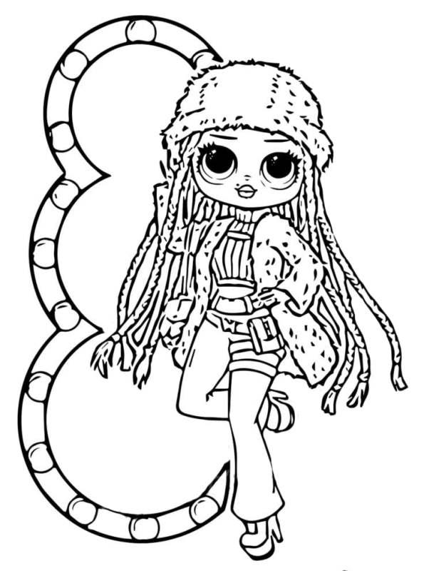 Lol doll mc swag coloring page free printable coloring pages. Kids N Fun De Malvorlage L O L Surprise Omg Dolls Lol Surprise Doll Omg 4