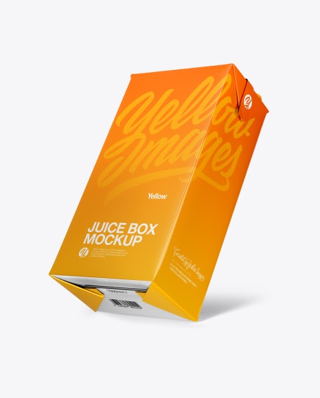 Download Juice Box Mockup - Half Side View - Juice Box Mockup ...