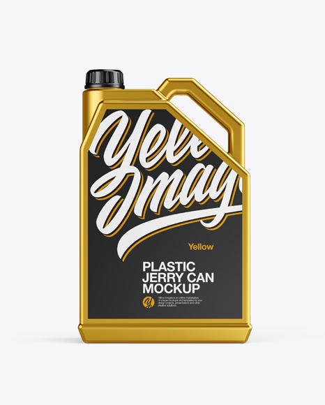 Download Matte Jerry Can Mockup - Glossy Jerry Can Mockup - 5L ...