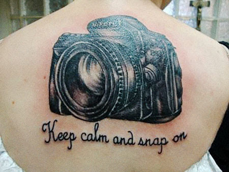 Illussion Camera Photography Logo Tattoo