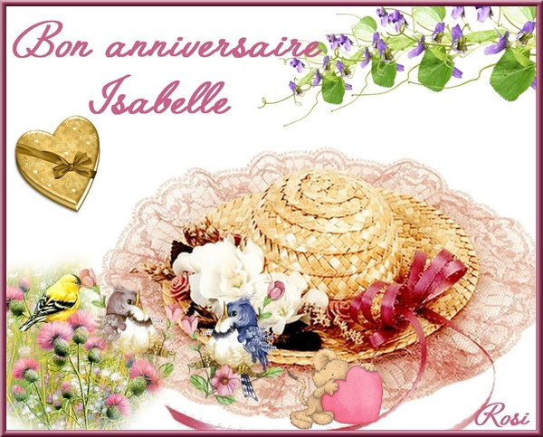 Picture Anniversaire Isabelle Sirena
