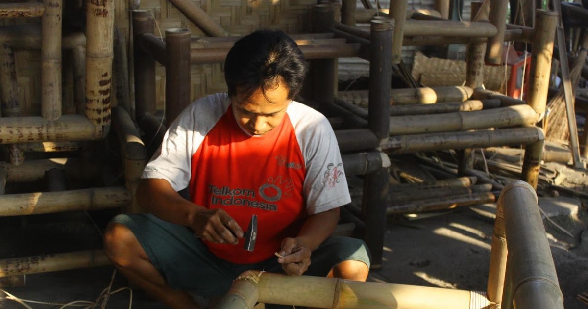  Teknik  Pembuatan  Tirai Bambu  Cara Membuat Tirai Bambu  