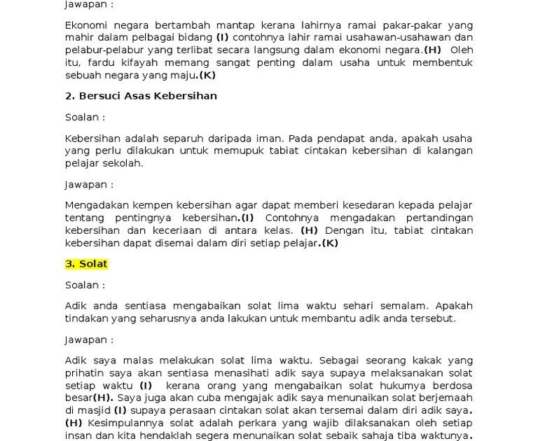 Contoh Soalan Kbat English - Terengganu n