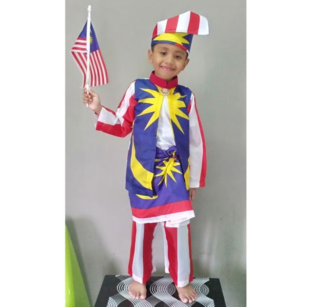  Baju Bendera Malaysia  Kanak Kanak Eroope