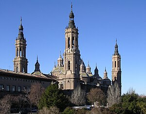 English: The Basilica of Our Lady of the Pilla...